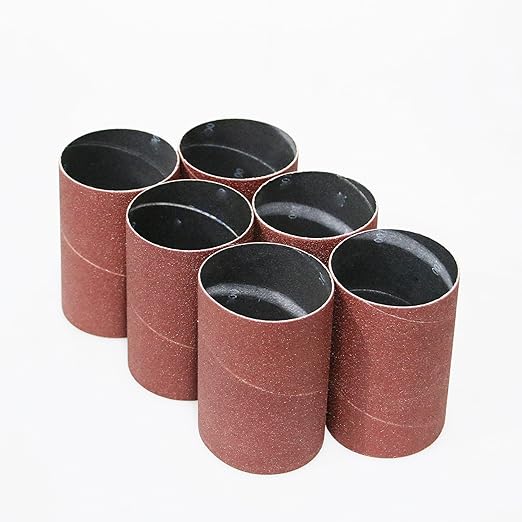 Dark Stone Sanding Sleeves for Spindle Sander 4-1/2" Length (600 Grit, 3")
