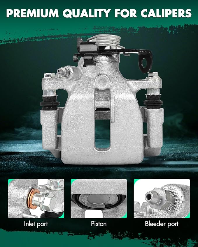 SCITOO 19B3415 Rear Right Disc Brake Caliper Assembly w/Bracket For Audi For A4 2005-2009,For Audi For A4 Quattro 2005-2009