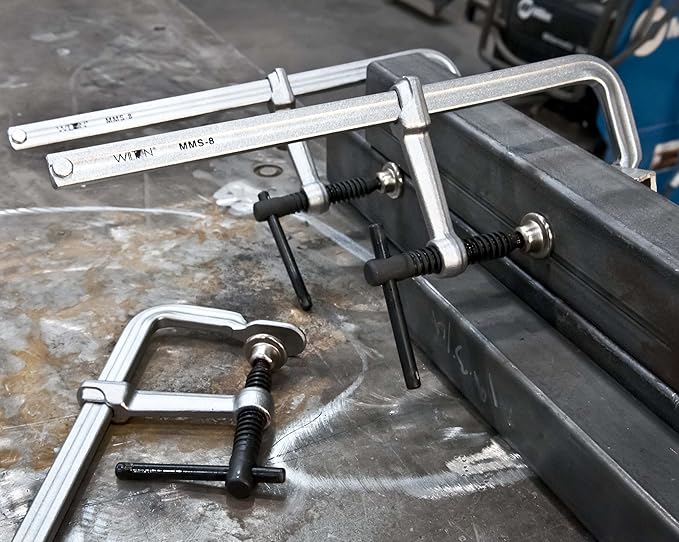 Wilton Mini F-Clamp, 4" Opening, 2-1/4" Throat, 400 Lbs. Clamping Force (Model MMS-4)