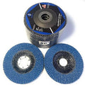 SIGNI T29 4.5" x7/8" Premium Zirconia Abrasive Flap disc for Angle Grinder Sanding, Stock and Rust Removal, Finishing, Grinding, Deburring (4.5 inch T29 40#)