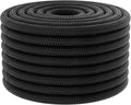 X XBEN Braided Polyester Arborist Rope 1/2 inch X 220ft, 48 Strands, 12 Inner core,5174 LBS Breaking Strength Outdoor Ropes, Arborist Rigging Rope for Rock Hiking Camping Swing Tree Rescue,Black