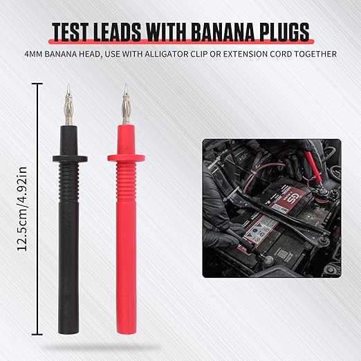 48PCS Automotive Circuit Test Leads Kit, Multi-Function Auto Diagnostic Tools with Electrical Breakout Leads, Alligator Clips & Multimeter Probes