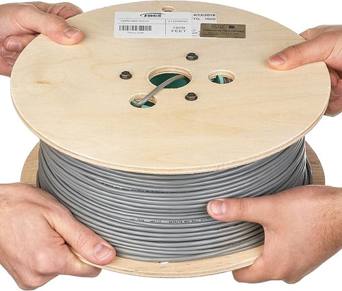 22 AWG 4/C Stranded 100% Copper EWCS CMR Riser Rated Shielded Sound & Security Cable UL Listed 300 Volts - 1000 Feet