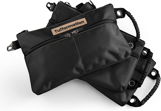 Small Tool Pouch, Tool Bag Organizer with Zipper. Small Tool Bag with Multiple Compartments. Perfect Tool Pouch Bags for Men Women Electricians & Others.