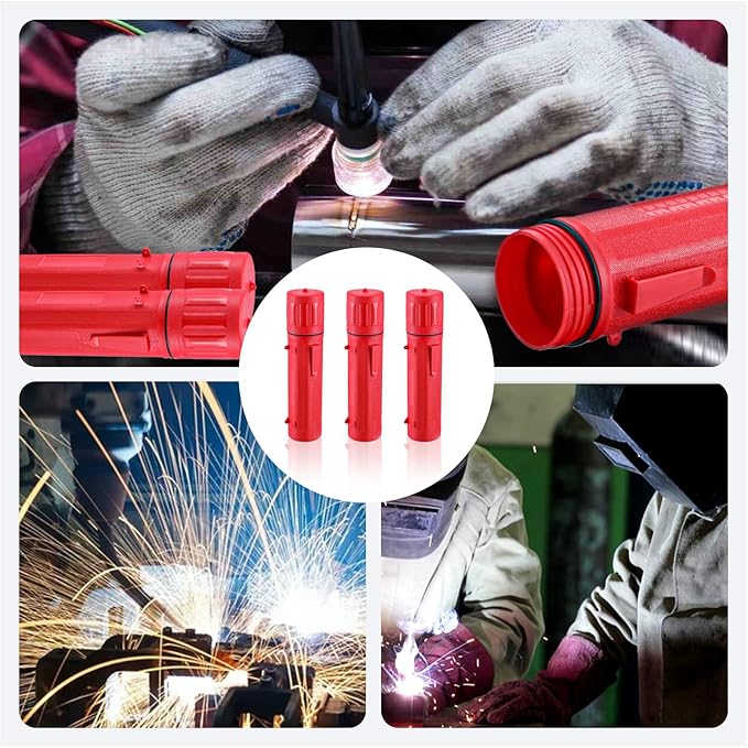 3 Pcs Electrode Rod Storage Tube 14 Inch Welding Rod Storage Airproof Welding Rod Container Waterproof Welding Rod Holder for Welding Rod Canister