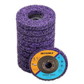 10 Pack Strip Discs Stripping Wheel for Angle Grinder, 4-1/2" x 7/8" Rust Remover Discs, Clean and Remove Paint Coating Rust Welds Oxidation(Purple)