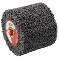 Abrasive Drawing Wheel Surface Conditioning Tool 60 Grit 120 x 100 x 19 mm Wire Drawing Burnishing Polishing Wheel for Wood Metal Surface Polishing 4.7"x 4"