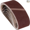 12 Pcs Sanding Belts 3 x 18 Inch 150 Grit Aluminum Oxide Abrasive Sandpaper for Belt Sander Metal Grinding Wood Working Weld Rust Removal