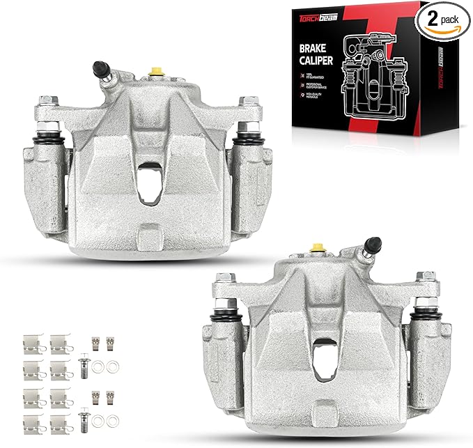 Torchbeam Front Brake Calipers Set for Toyota RAV4 2006-2018, Front Left and Front Right Calipers Replace # 19B3196+19B3197