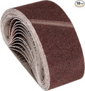 10 Pcs Sanding Belts 3 x 18 Inch 40 Grit Aluminum Oxide Abrasive Sandpaper for Belt Sander Metal Grinding Wood Working Weld Rust Removal