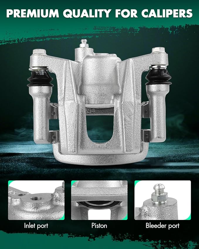 SCITOO 19B6035 Rear Left Disc Brake Caliper Assembly w/Bracket For Toyota For Venza 2009-2016