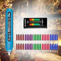 allsun 12-600Vac Christmas Light Tester with 50 pcs of 2.5 Volt Replacement Bulbs, BT20 Digital Battery Tester Electrical Test Kit