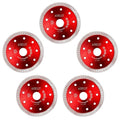 5 Pcs Diamond Saw Blade, 4" Super Thin Tile Grinding Blade, Diamond Blade for Angle Grinder Cutting Porcelain Tile Granite Marbles