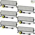 6 Pack 100W LED Shop Lights, 11000LM 6000K Plug in Garage Light with 6FT Power Cord, IP66 Waterproof Work Light for Garage, Outdoor, Workshop, Yard, Indoor, Warehouses, Carport