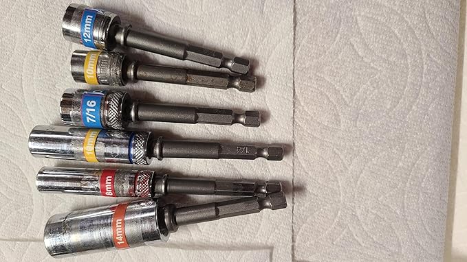 Wrench Label Set, Tool-ID, 13 Colors, Coded PER Size, 8-25 mm & 1/4-7/8 SAE