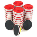 64 PCS 2 Inch Sanding Disc Pad,Hook and Loop Sanding Pads 180 to 3000 Wet Dry Sponge Sandpaper with 1/4” Shank for Drill Sanding Grinder Rotary Tools Curved Surface Polishing and Sanding