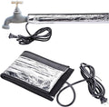 codree Water Pipe Heat Blanket - 38.5" x 6" Water Pipe Heat Tape - Aluminum Foil Freeze Protection Heating Cable for Metal & Plastic Pipes, 110V, Max Temperature 60˚