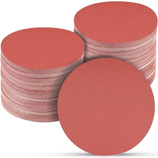 100 PCS 6 Inch Sanding Discs 2000 Grit, 6 Hole Hook and Loop Sandpaper, Round Orbital Sand Paper Discs for Sander