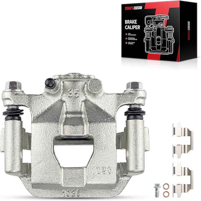 Torchbeam Rear Right Passenger Side Brake Caliper for Nissan for 2002-2006,2013-2018 Altima, 2003-2006,2019-2022 Maxima, Disc Brake Caliper Assembly with Bracket Replace #19B2781
