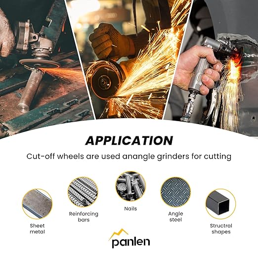 3inch 10 Pack Die Grinder Cutting Disc and Mounting Mandrel Kit 1/4" 3/8" Arbor