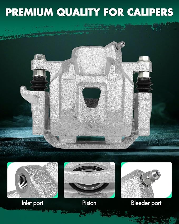 SCITOO 19B2872 Rear Right Disc Brake Caliper Assembly w/Bracket For Toyota For Sienna 2004-2010