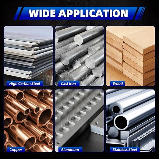 5/16 Inch Cobalt Drill Bit Set (10Pcs), M35 Fully Grounded 5% Cobalt Bits for Hardened Metals, Stainless Steel, Cast Iron and Wooden Plastics, with Storage Box