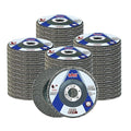 Sali 48 Pack Flap Disc 60 Grit 4.5" x 7/8-Inch Sanding Disc Bevel Type #29 Premium and Industrial Grade Angle Grinder Grinding Wheel High Performance Edge Grinding