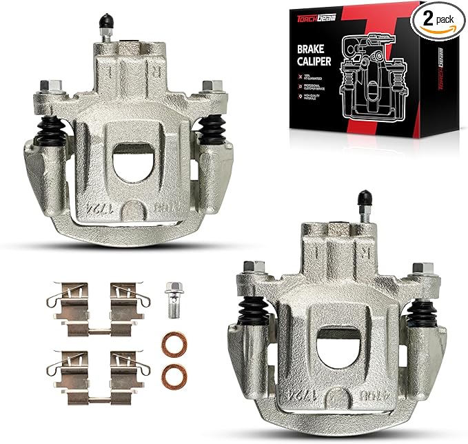 Torchbeam Rear Brake Calipers Set for Nissan 2005-2012 Pathfinder, Rear Left and Rear Right Calipers Replace # 19B2994A+19B2995A