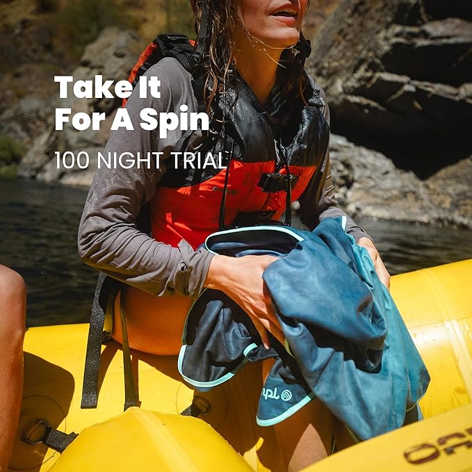 Rumpl Tech Towel Quick-Dry Towel for Travel, Beach, and Camp, Rocky Mountain Sunset Fade