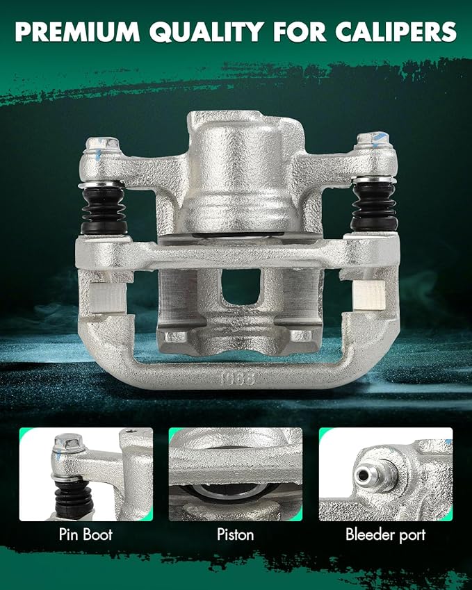 SCITOO Rear Left Brake Caliper With Bracket 19B2979 Compatible For Chevrolet For Optra 2004-2010,For Chevrolet For Spark EV 2014-2016,For Suzuki For Forenza 2004-2008,For Suzuki For Reno 2005-2008