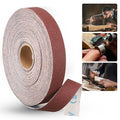Emery Cloth Roll,100 Grit Continuous Sandpaper Roll 1" x 85 Feet Sandpaper Roll for Wood Furniture Finishing Metal Sanding Automotive Polishing