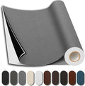 Leather Repair Patch, 17X79 Inch Repair Patch Self Adhesive Waterproof, DIY Large Vinyl Patches for Couches, Furniture, Kitchen Cabinets, Wall （Grey, 17X79 Inch）