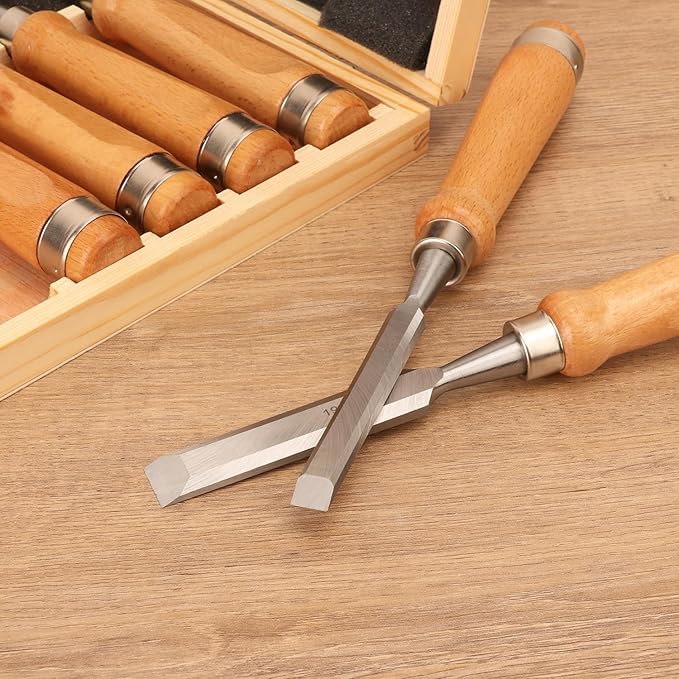 6-Piece Wood Chisel Tool Set Premium Carving Tools An Indispensable Addition to Your Woodworking Kit