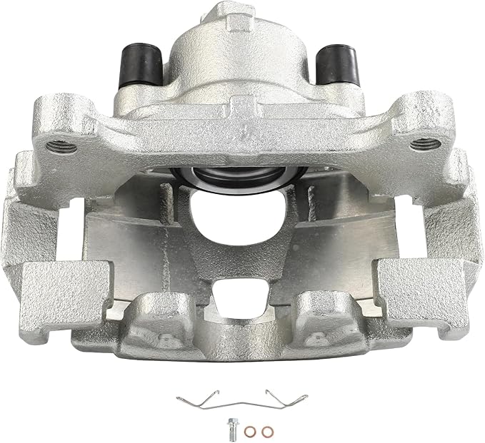 cciyu Front Left Brake Caliper Assembly w/Bracket 19B6156 For Audi For Q3/For Q3 Quattro,For Volkswagen For Passat/For Tiguan/For Tiguan Limited