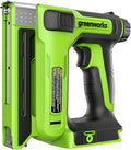 Greenworks 24V 3/8" 18 GA Crown Stapler, Cordless Narrow Nail Stapler, Tool only