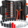 SOMELINE Crimp Tool Connector Kit, 27 Types, 32-20 AWG Crimper, JST-XH/SM/SYP 2.5mm and Du Pont 2.54mm Connector kit, Crimping Pliers for JST, Du pont, KF2510, Molex, AMP EI Series