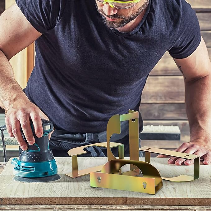 Angle Grinder Hanger Wall Mount, 8 Pcs Grinder Holder, Heavy Duty Stand, Storage Rack Tool Bracket For Buffer Polisher/Hand Sander/Cutters/Impact Wrench