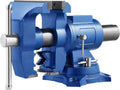 VEVOR Bench Vise 6 Inch, Double Swivel Rotating Heavy Duty Vise Head/Body Rotates 360°,Pipe Vise Bench Vices 30Kn Clamping Force,for Clamping Fixing Equipment Home or Industrial Use