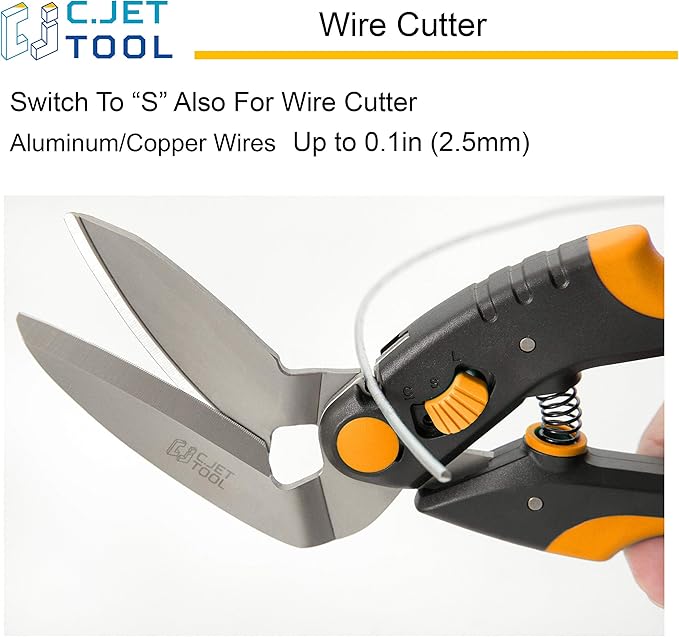 10" Heavy Duty Scissors, Carpet Cutter, Industrial Scissors, Multipurpose, Scissors for Carpet, Cardboard, Leather, Pruning, Gardening, Professional Soft Grip Stainless Steel (Orange)