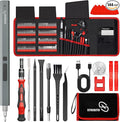 STREBITO Mini Electric Screwdriver Set 144-Piece Electric Precision Screwdriver, 3.7V Power Screwdriver Cordless, Rechargeable Small Electric Screwdriver Kit, PC Electronic Phone RC Drone Repair Tool