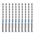 toolant Masonry Drill Bit,SDS Plus Rotary Hammer Drill Bits Set for 5/16" x6inch 10pcs,Carbide Tipped 2-Cutter for Concrete,Masonry and Brick