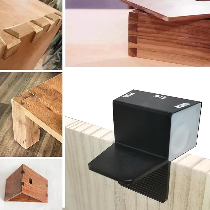 Dovetail Jigs for Woodworking-Cut Wood Joints with Ease ! Perfect for Creating Professional Grade Dovetail Joints Mortises and Tenons Dovetail Hand Saw Guide Jig (1:8 and 1:6)