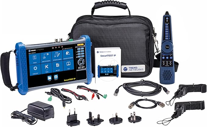 TREND Networks | R171000 | SecuriTEST IP | CCTV Camera Tester for IP Digital/HD Coax/Analog Systems | Camera Configuration, Installation & Troubleshooting | 2 Year Warranty