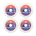 Carbide Multi Wheel,BRSCHNITT 4pcs 4-1/2 Inch (115mm) with Arbor 7/8" Tungsten Carbide Cut Off Wheel for Wood,Laminate,Gypsum Board,Plastic for Angle Grinder Cutting Disc