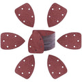 100-Pack Mouse Sandpaper (5-Hole) 40 Grit for Mouse Detail Sanders, Premium Aluminum Oxide, Easy to Replace, Ideal for Woodworking, Furniture Refinishing, and Crafting