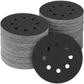 100PCS 5 inch Silicon Carbide Sanding Discs 800 Grit, Wet Dry Orbital 5 Sander Hook and Loop Sandpaper Disc, Best for Metal,Automotive,Wood Polishing