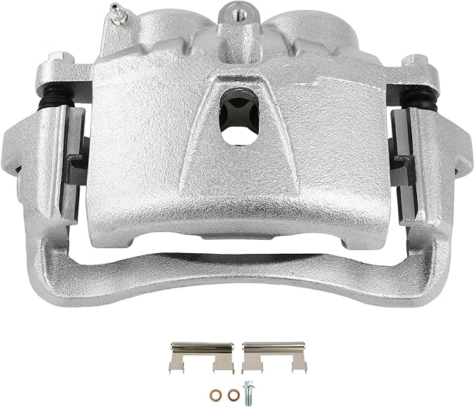 SCITOO 18B4815 Rear Right Disc Brake Caliper w/Bracket Fit For Chev For Silverado 3500 2001-2006,For GMC For Sierra 3500 Classic 2007,For GMC For Sierra 3500 HD 2007-2010, Double Pistons