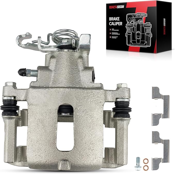 Torchbeam Rear Right Passenger Side Brake Caliper for Ford for 2005-2014 Mustang Disc Brake Caliper Assembly with Bracket Replace #18B4927