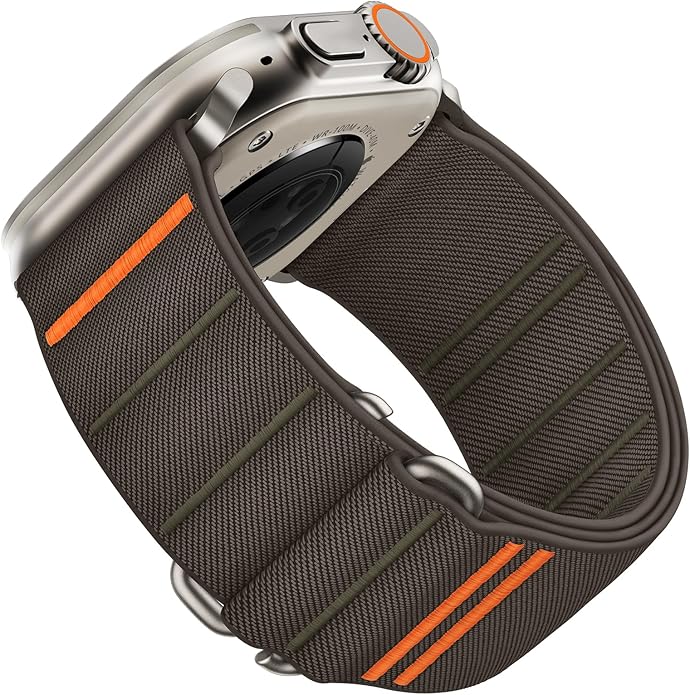 Suitisbest Sport Bands Compatible with Apple Watch Ultra Band 49mm 46mm 45mm 44mm 42mm 38mm 40mm 41mm Men Women, Stretchy Nylon Sport Loop Strap with S-Hook for iWatch Series 10 Ultra SE 9 8 7 6 5 4 3
