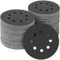 100PCS 5 inch Silicon Carbide Sanding Discs 1500 Grit, Wet Dry Orbital 5 Sander Hook and Loop Sandpaper Disc Ultra Fine Grit, Best for Metal,Automotive Precision Polishing